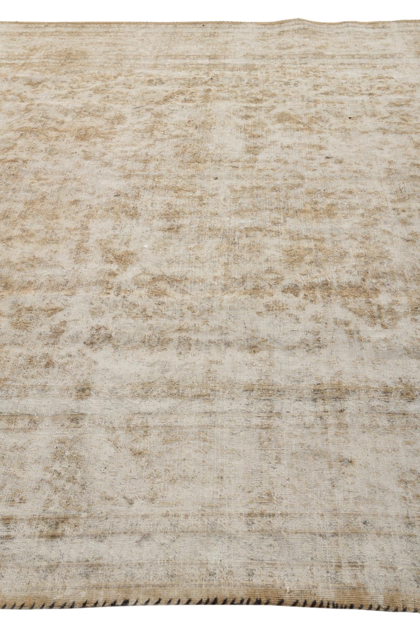 9' 2 x 12' 2 Hand Knotted Ultra Vintage Persian Wool Rug