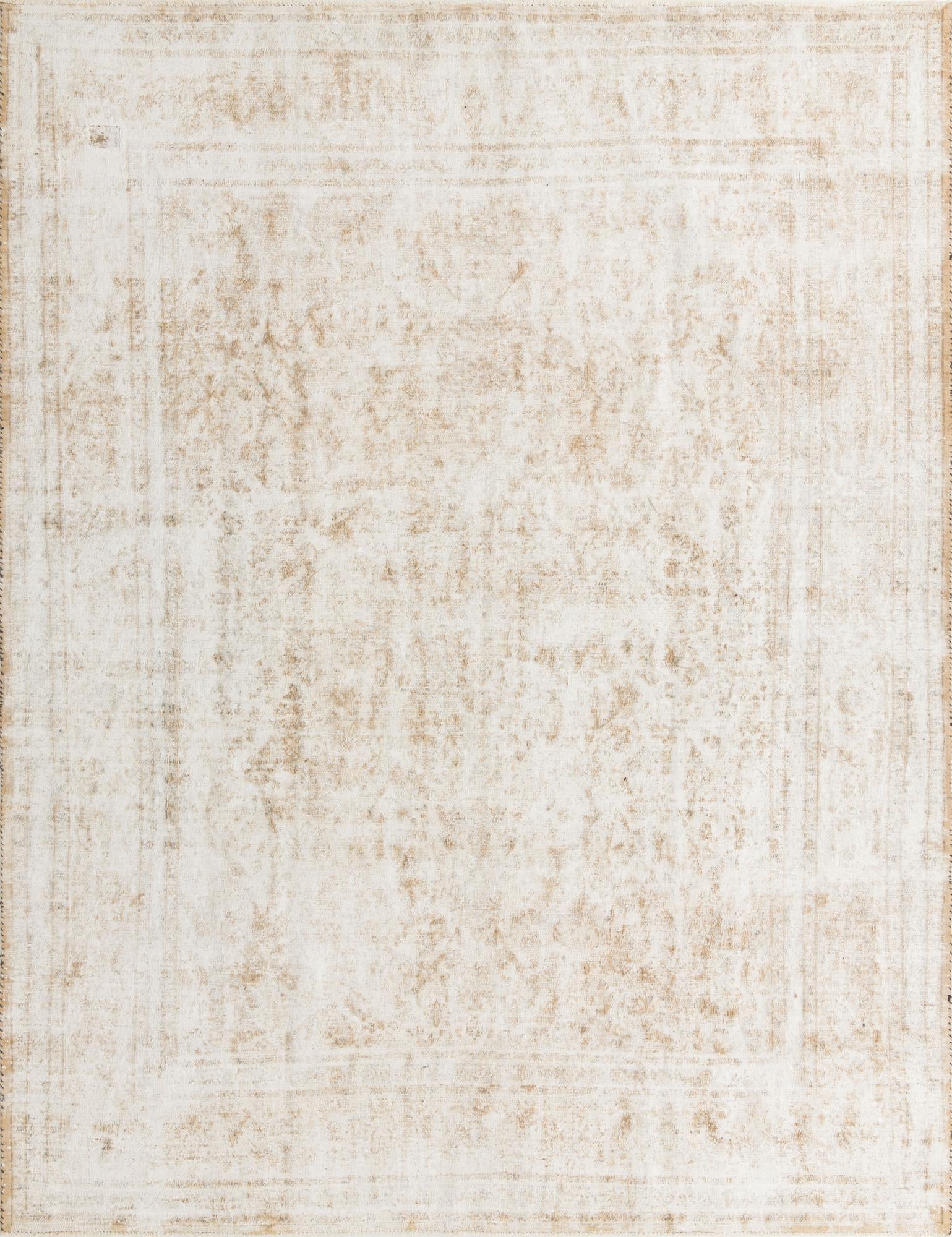 9' 2 x 12' 2 Hand Knotted Ultra Vintage Persian Wool Rug