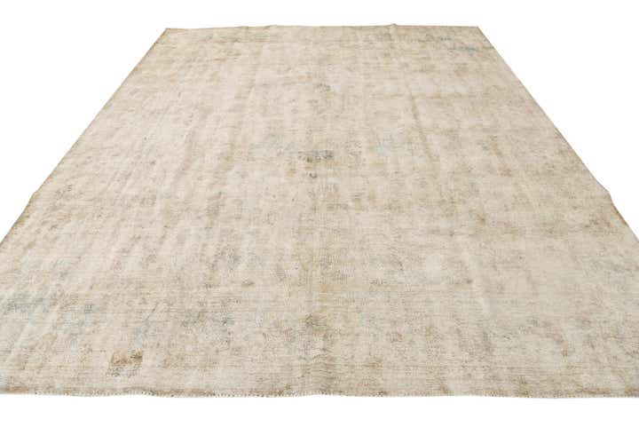 10' 2 x 12' 5 Hand Knotted Ultra Vintage Persian Wool Rug