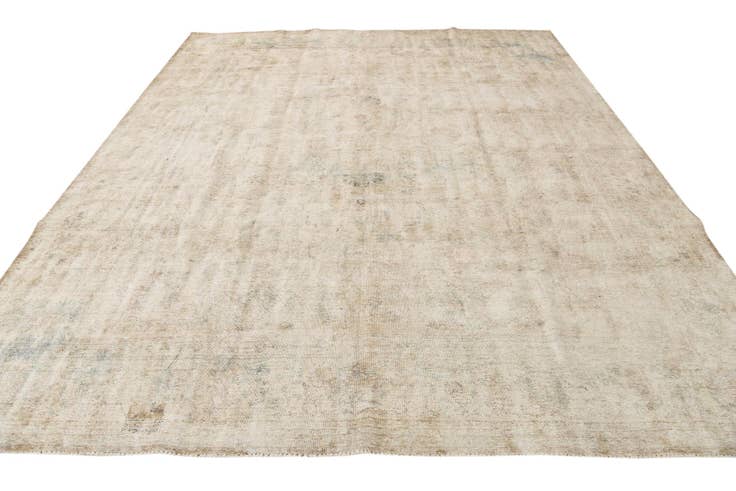 Detail image of 10' 2 x 12' 5 Hand Knotted Ultra Vintage Persian Wool Rug