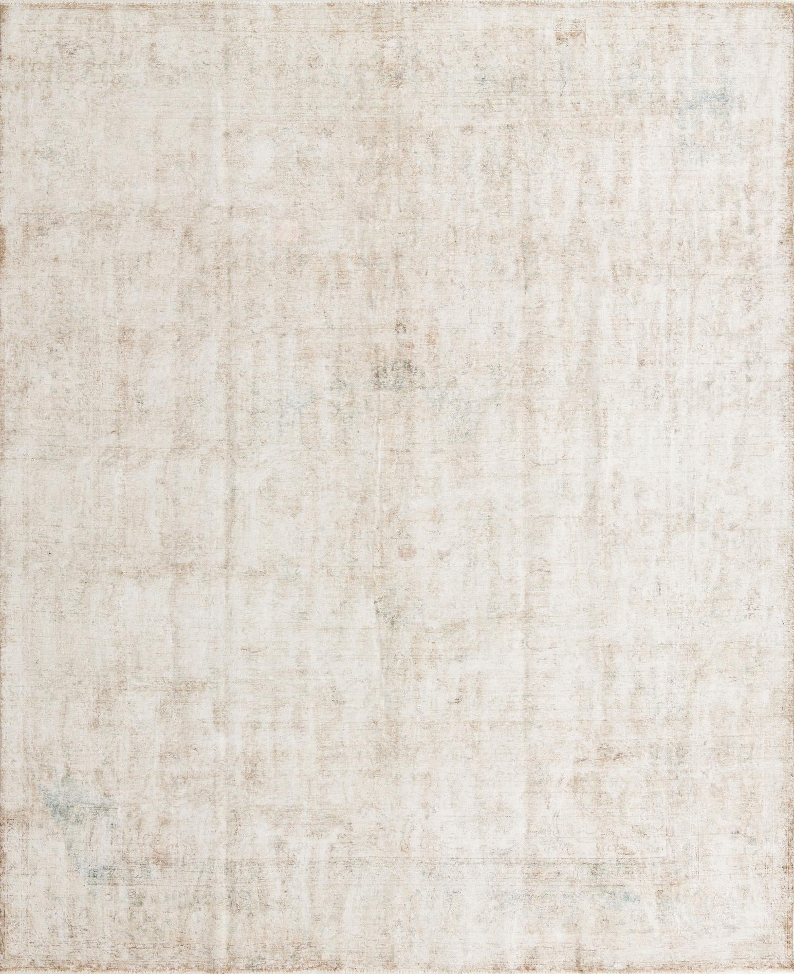 10' 2 x 12' 5 Hand Knotted Ultra Vintage Persian Wool Rug