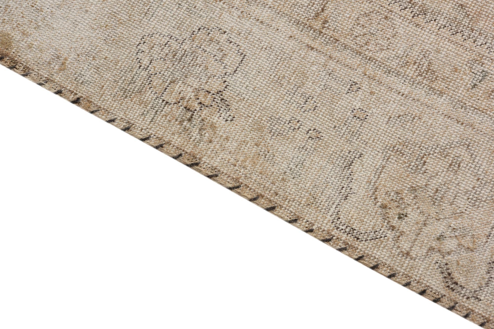 9' 2 x 12' 2 Hand Knotted Ultra Vintage Persian Wool Rug