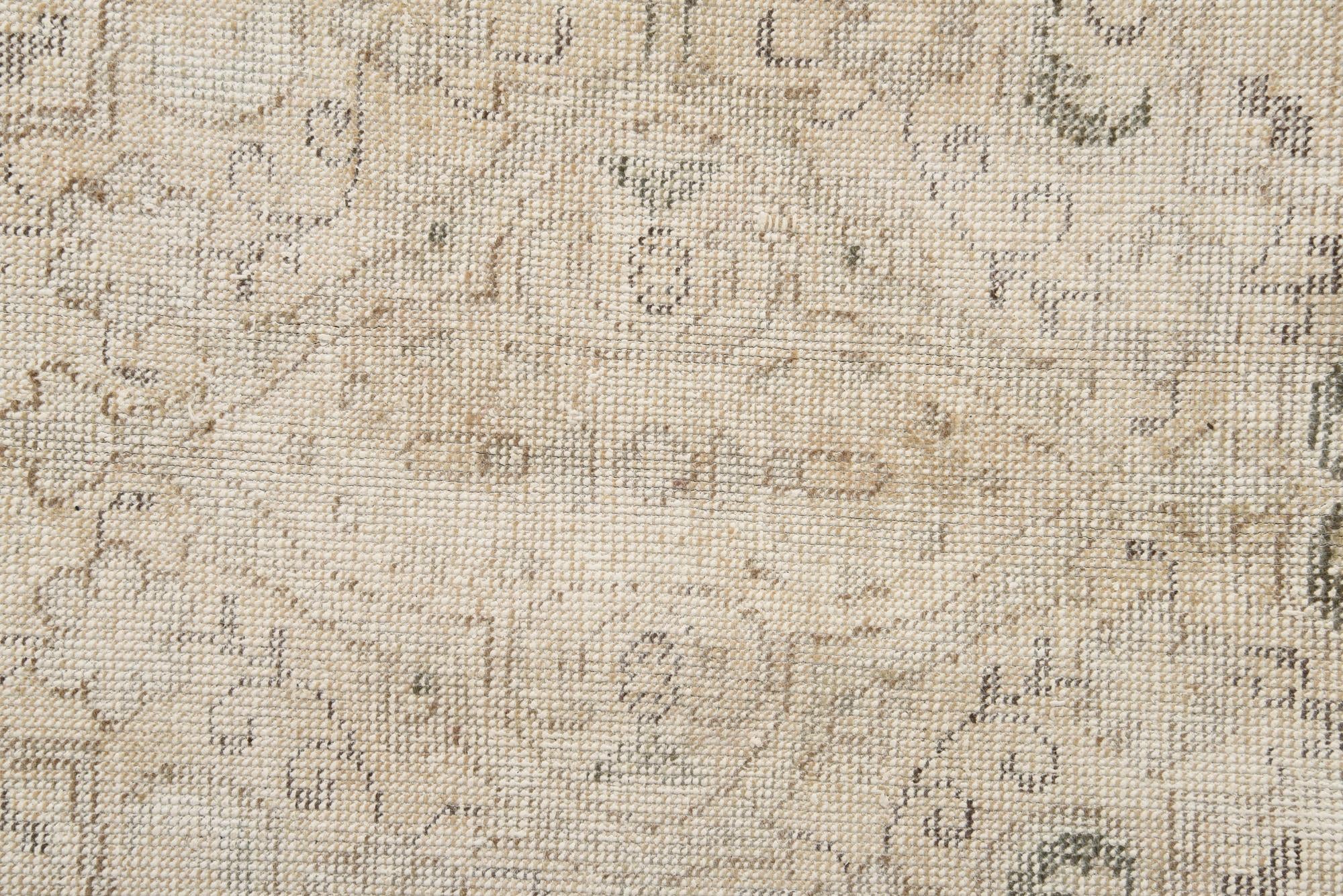 9' 2 x 12' 2 Hand Knotted Ultra Vintage Persian Wool Rug