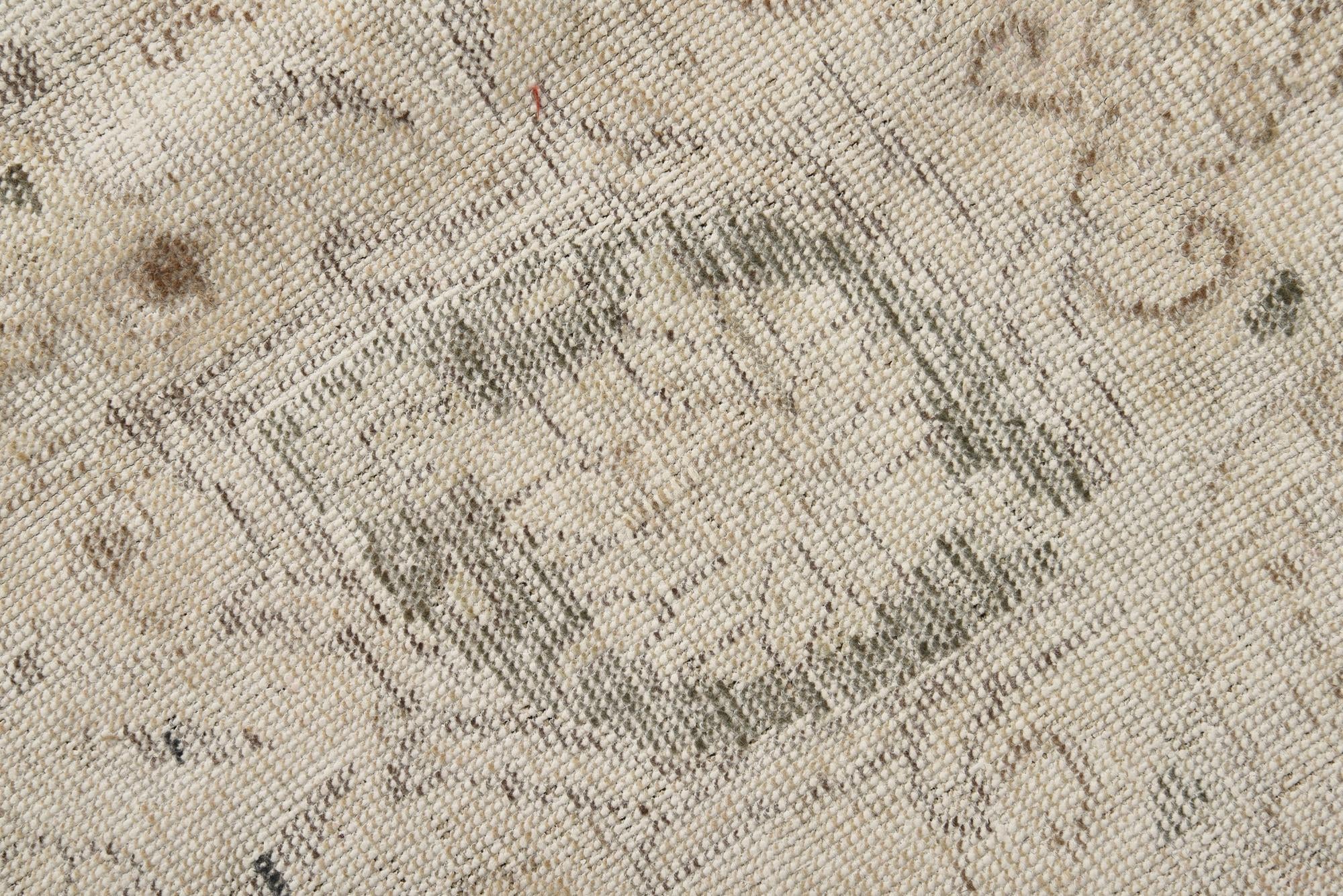 9' 2 x 12' 2 Hand Knotted Ultra Vintage Persian Wool Rug