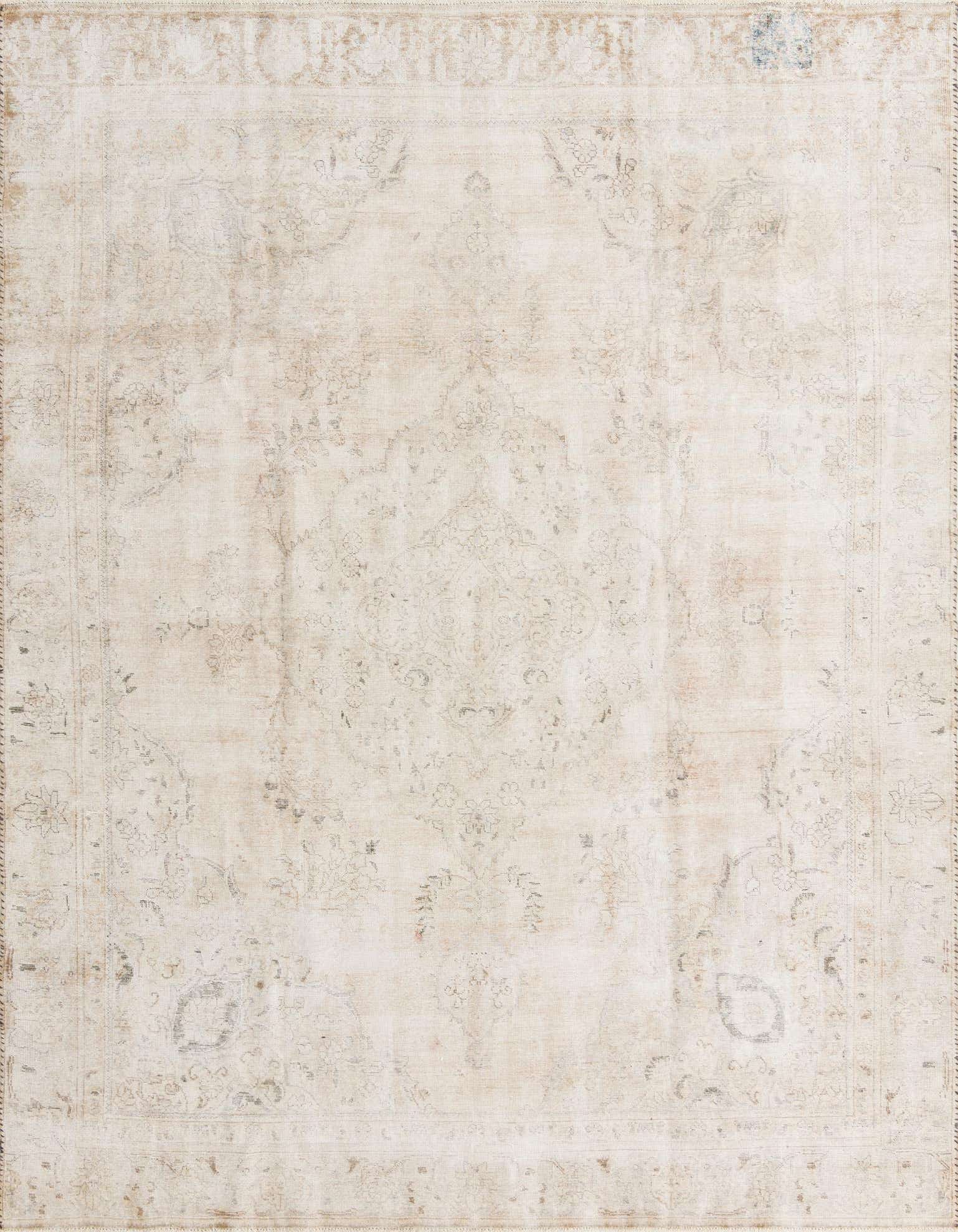 Primary image 9' 2 x 12' 2  Hand Knotted Ultra Vintage Persian Wool Rug