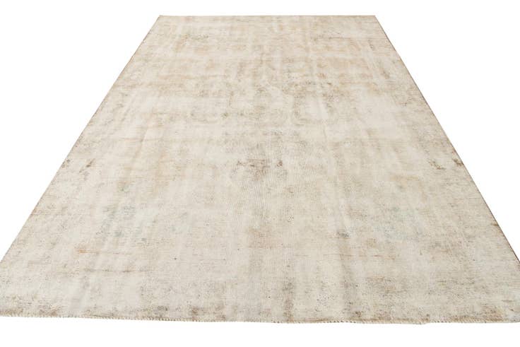 Detail image of 7' 9 x 11' Hand Knotted Ultra Vintage Persian Wool Rug