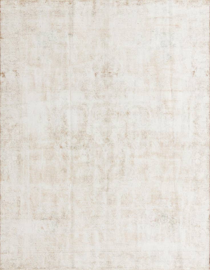 Detail image of 7' 9 x 11' Hand Knotted Ultra Vintage Persian Wool Rug