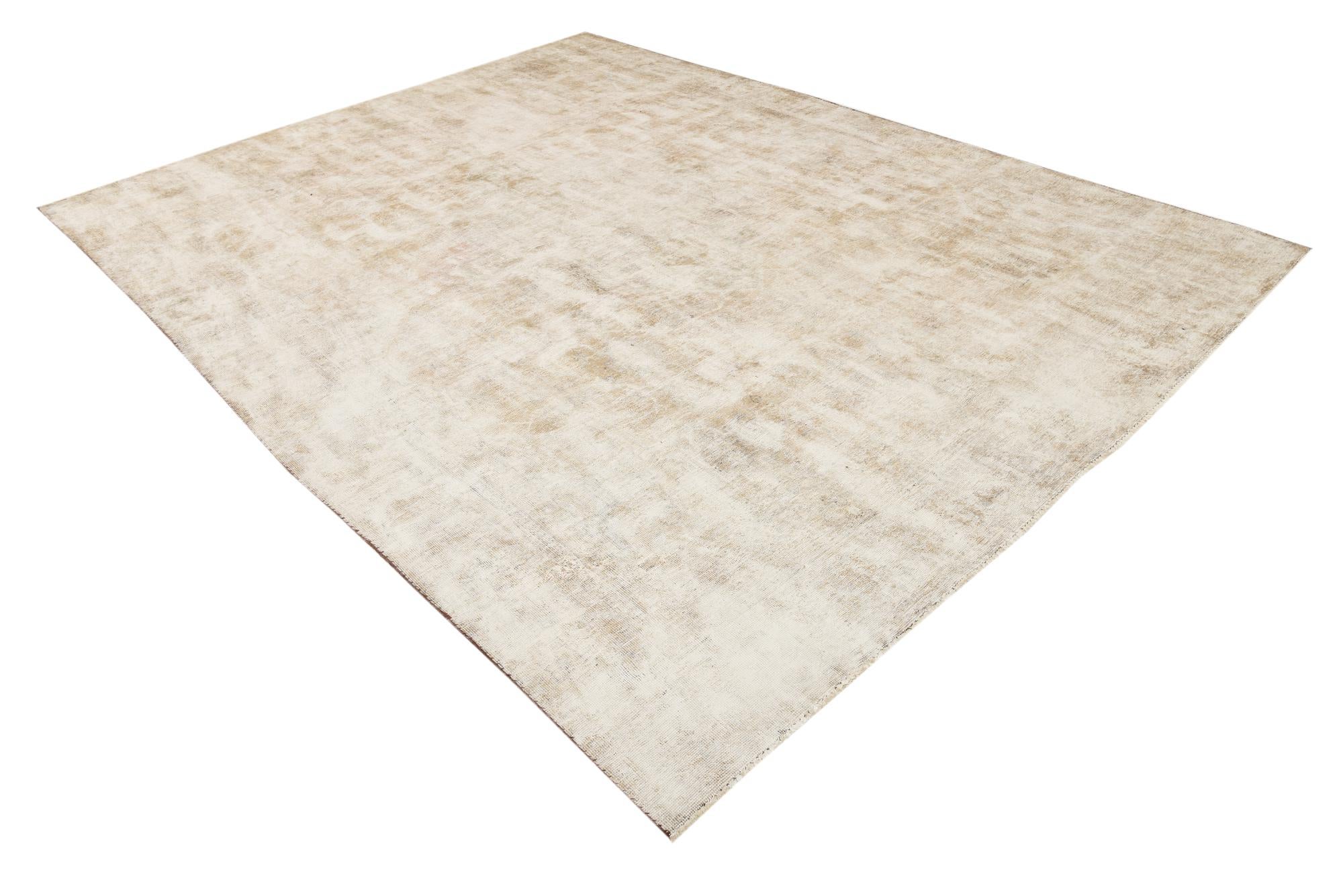 8' 10 x 11' 10 Hand Knotted Ultra Vintage Persian Wool Rug