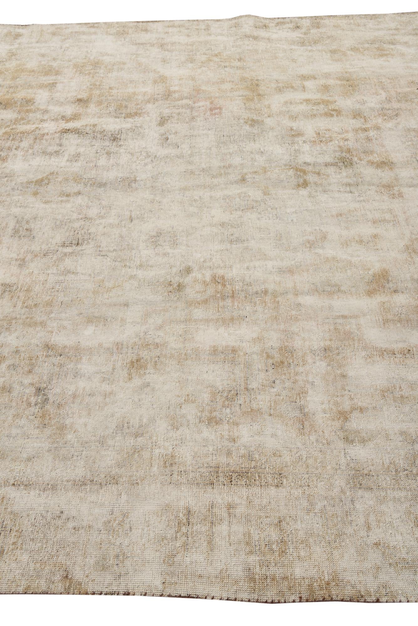 8' 10 x 11' 10 Hand Knotted Ultra Vintage Persian Wool Rug
