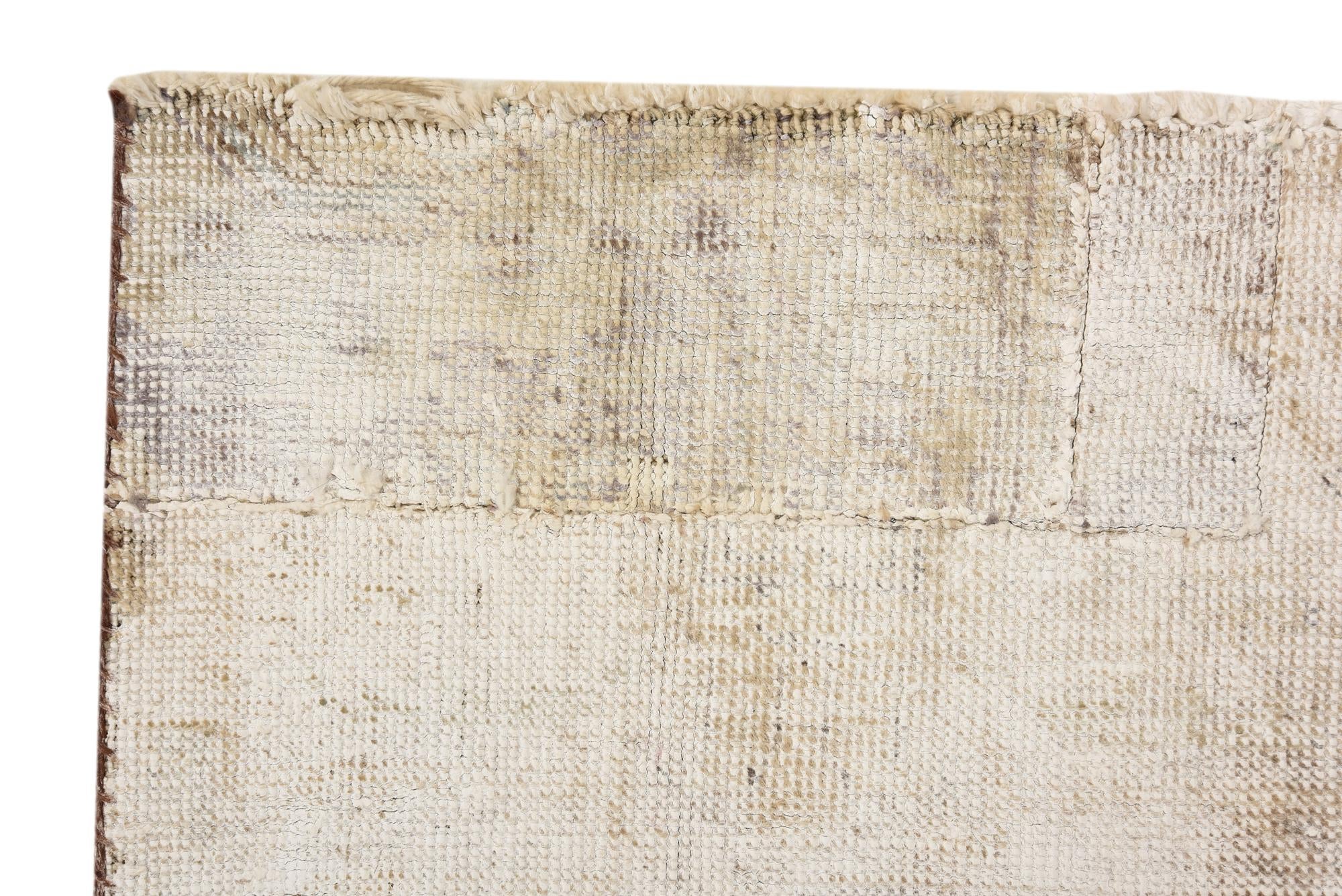 8' 10 x 11' 10 Hand Knotted Ultra Vintage Persian Wool Rug