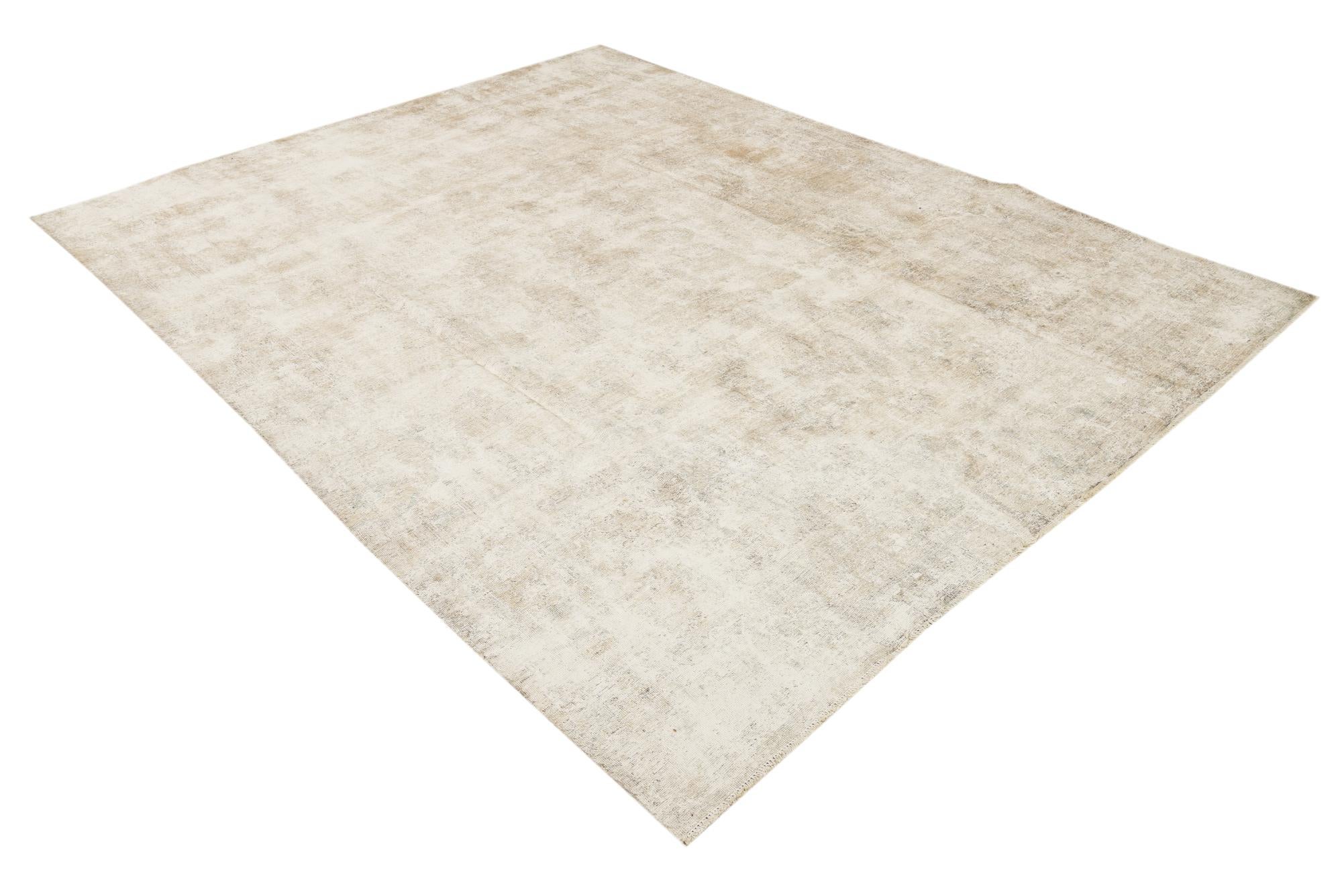 8' 1 x 10' 6 Hand Knotted Ultra Vintage Persian Wool Rug