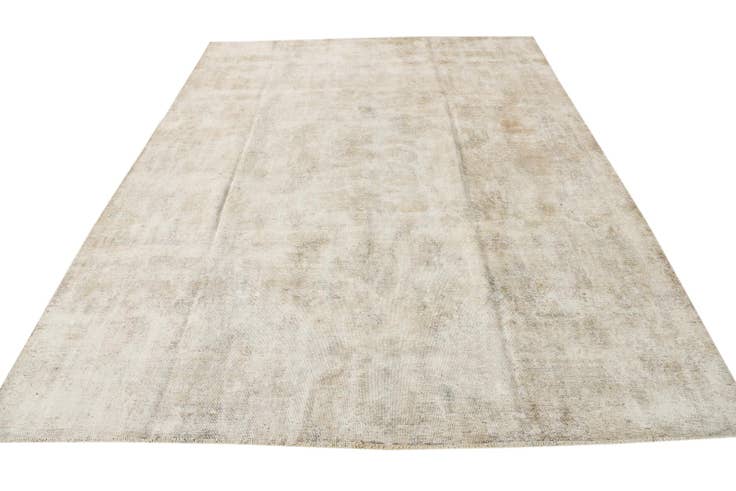 Detail image of 8' 1 x 10' 6 Hand Knotted Ultra Vintage Persian Wool Rug