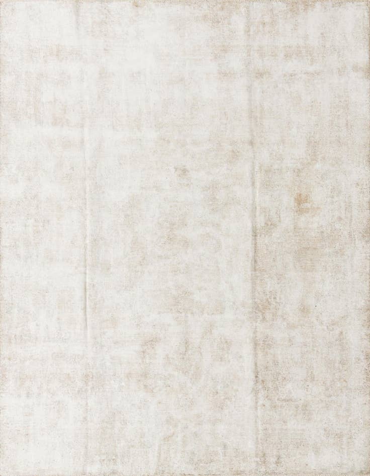 Detail image of 8' 1 x 10' 6 Hand Knotted Ultra Vintage Persian Wool Rug