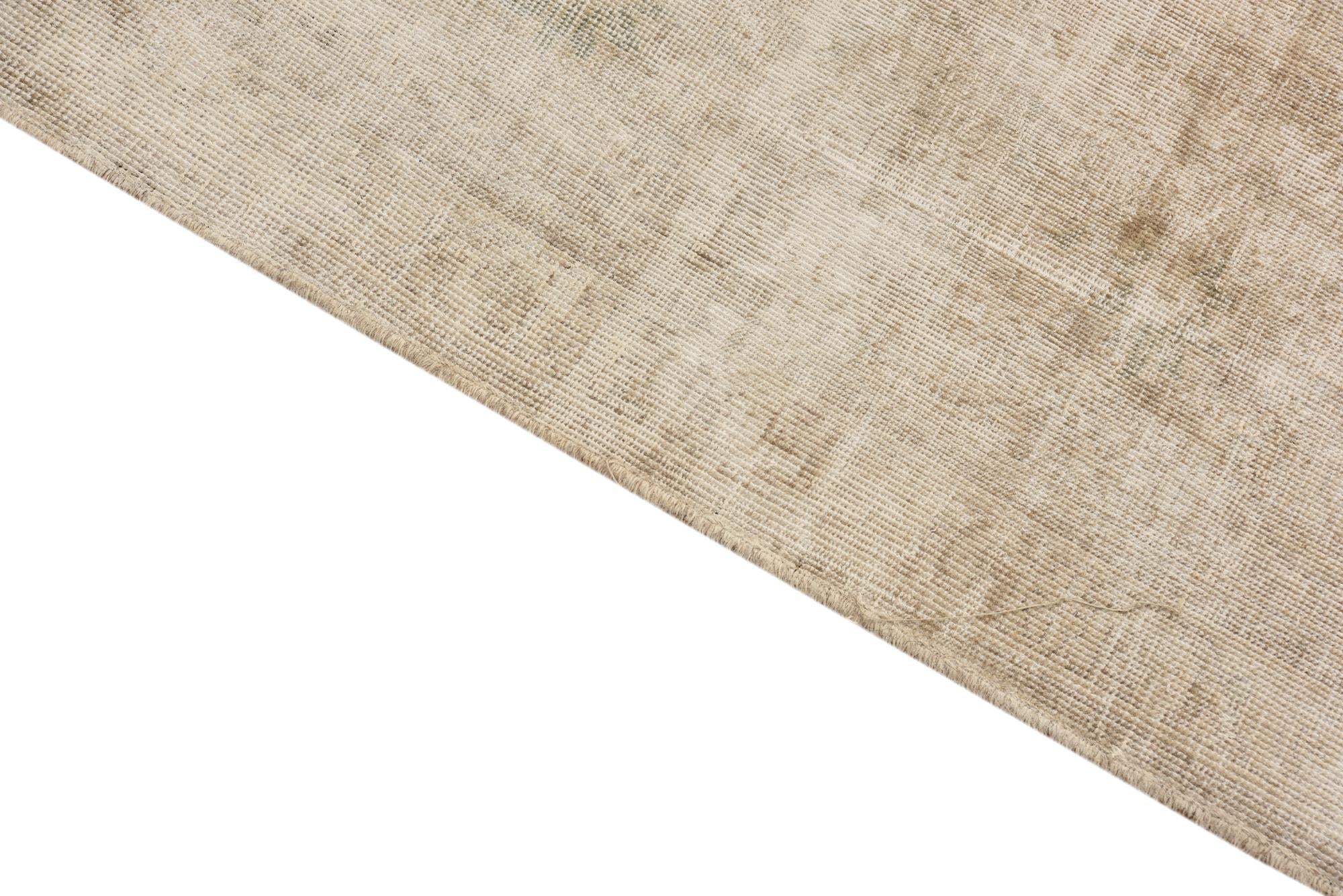 9' 5 x 12' 5 Hand Knotted Ultra Vintage Persian Wool Rug