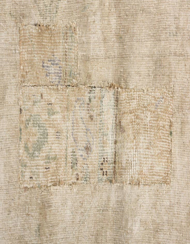 Detail image of 9' 5 x 12' 5  Hand Knotted Ultra Vintage Persian Wool Rug