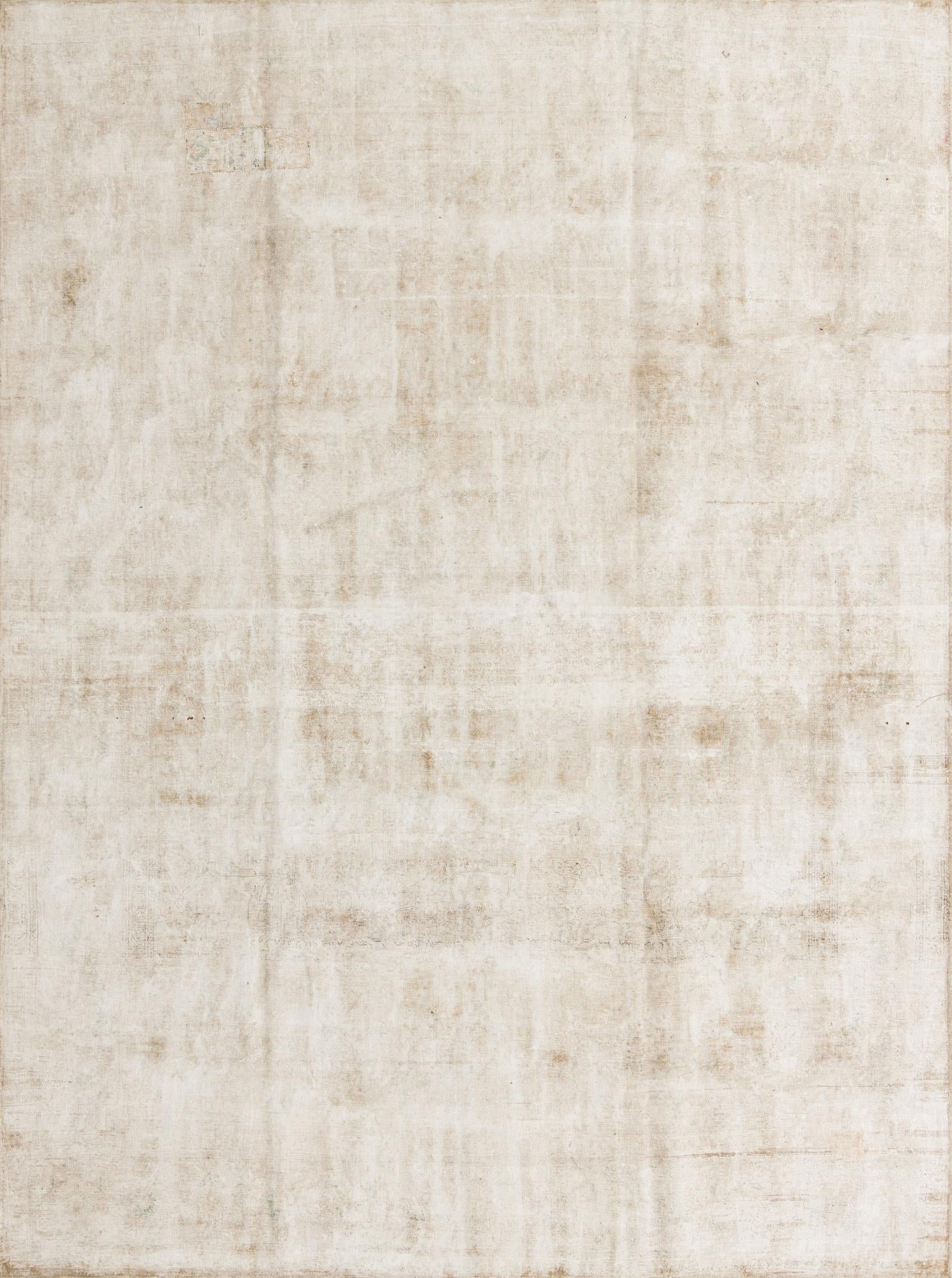 9' 5 x 12' 5 Hand Knotted Ultra Vintage Persian Wool Rug