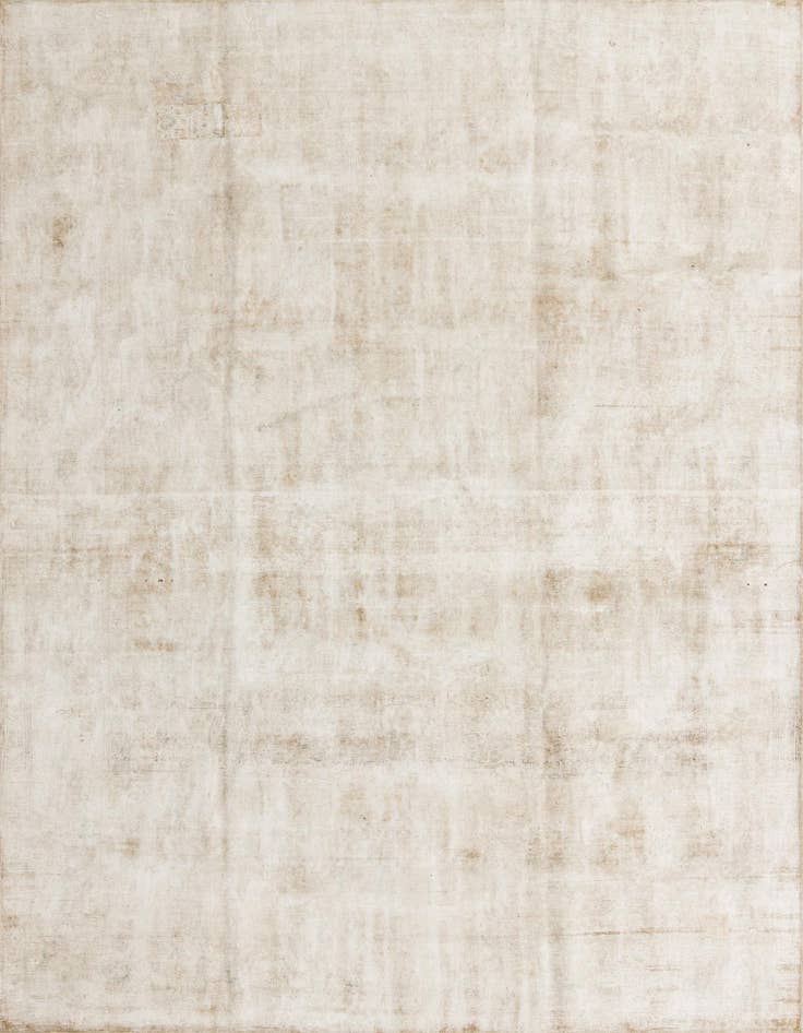 Detail image of 9' 5 x 12' 5 Hand Knotted Ultra Vintage Persian Wool Rug