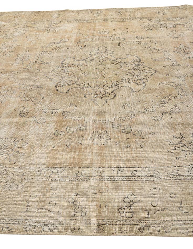 Detail image of 9' 4 x 12' 8  Hand Knotted Ultra Vintage Persian Wool Rug