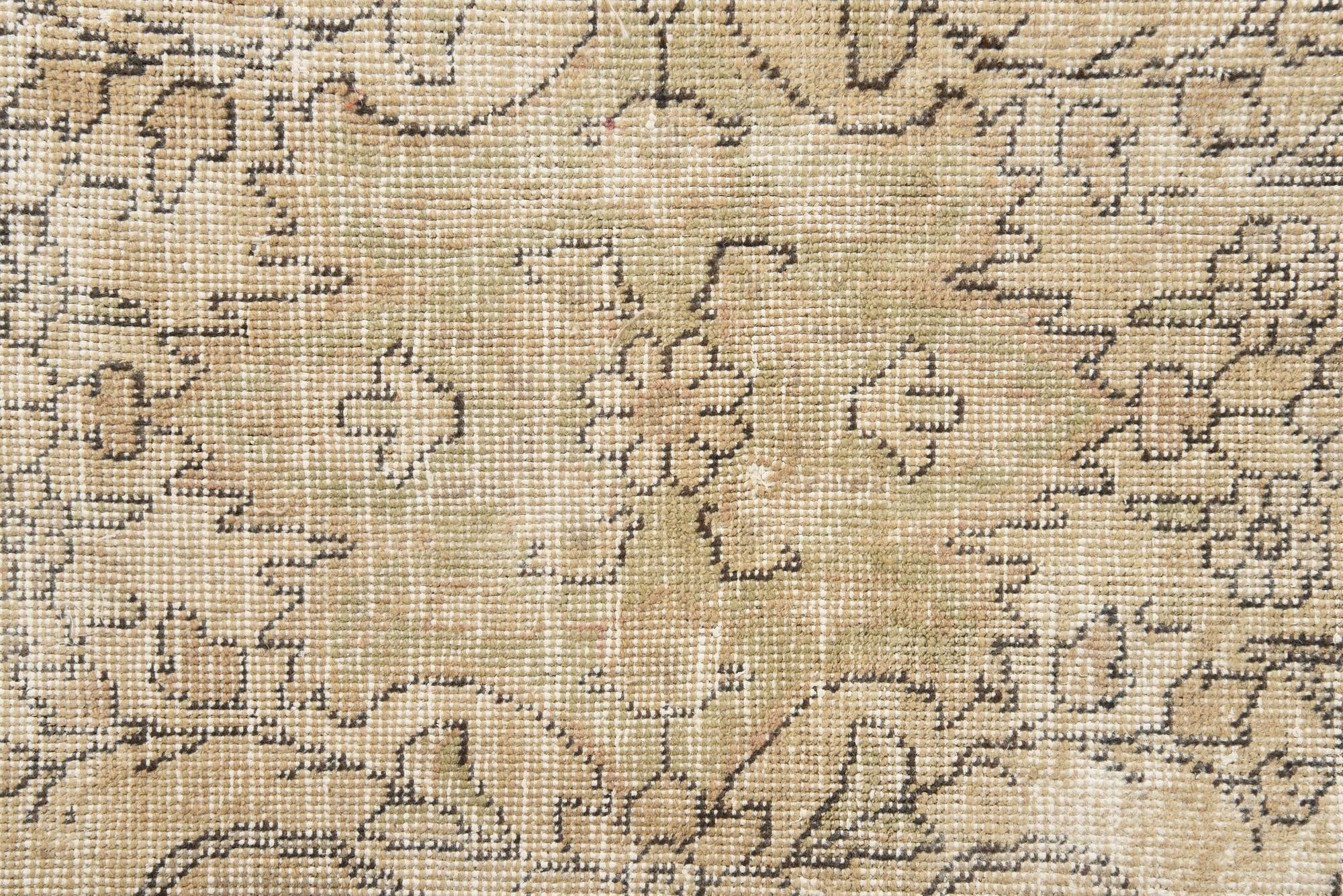 9' 4 x 12' 8 Hand Knotted Ultra Vintage Persian Wool Rug