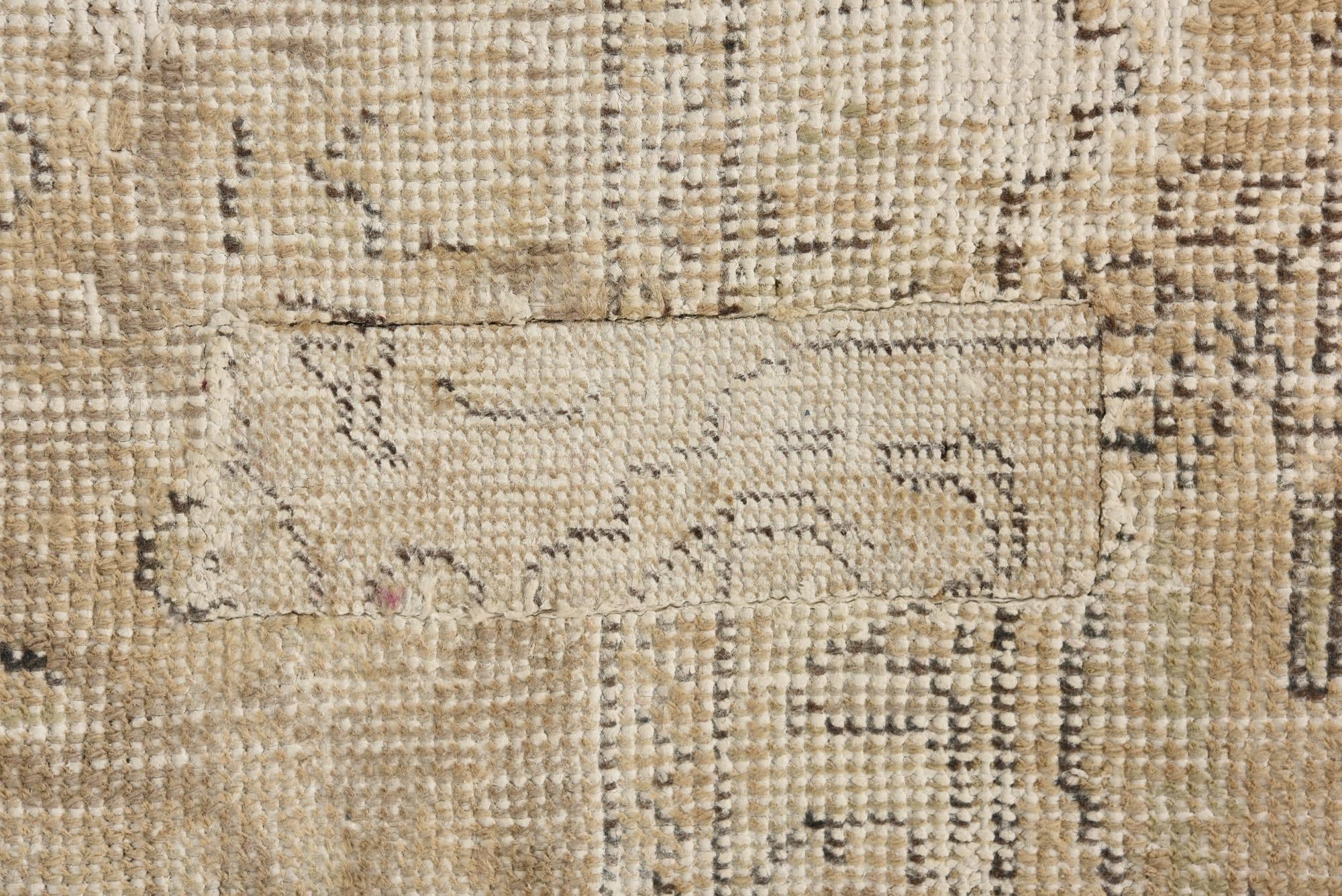9' 4 x 12' 8 Hand Knotted Ultra Vintage Persian Wool Rug