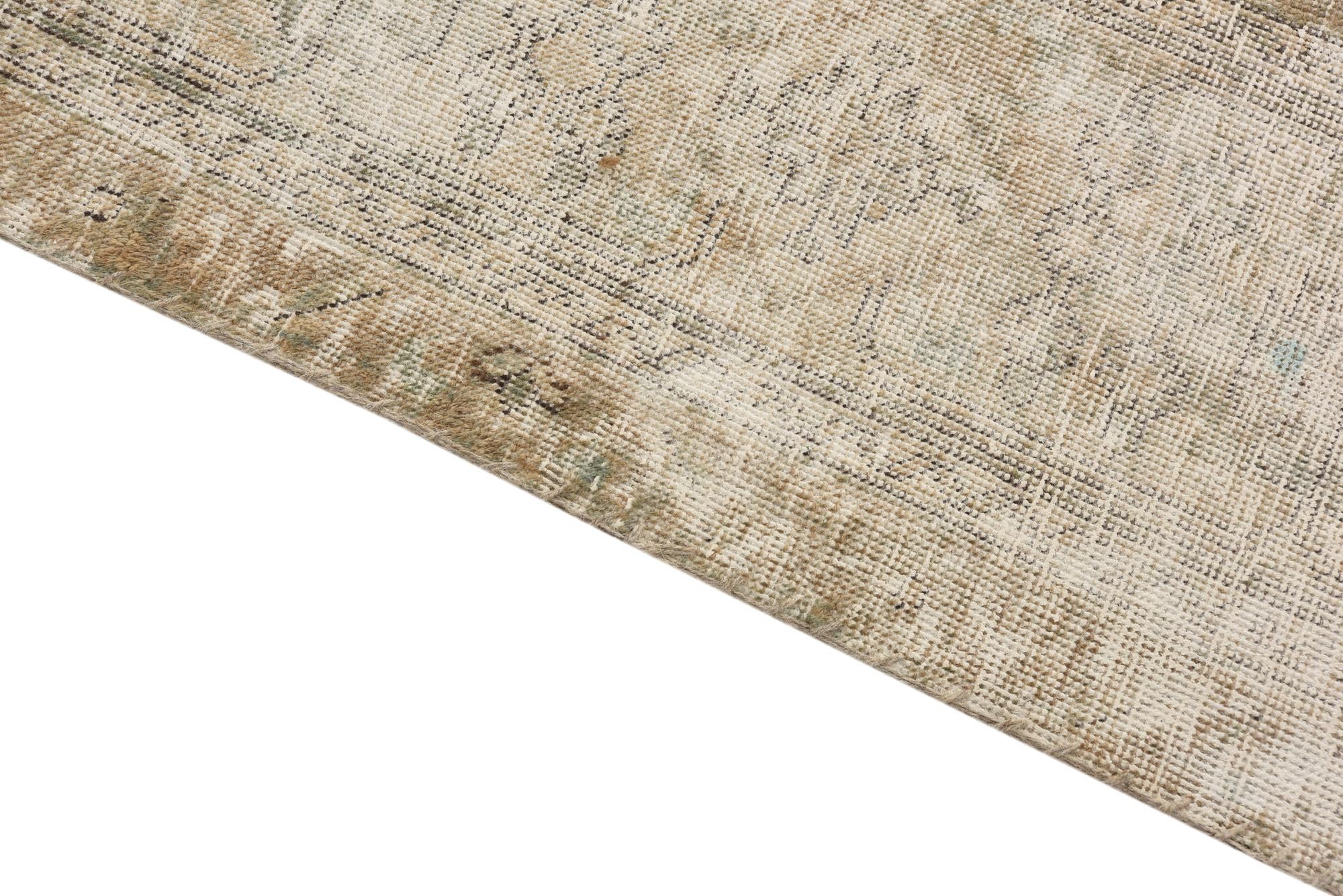 9' 7 x 12' 8 Hand Knotted Ultra Vintage Persian Wool Rug