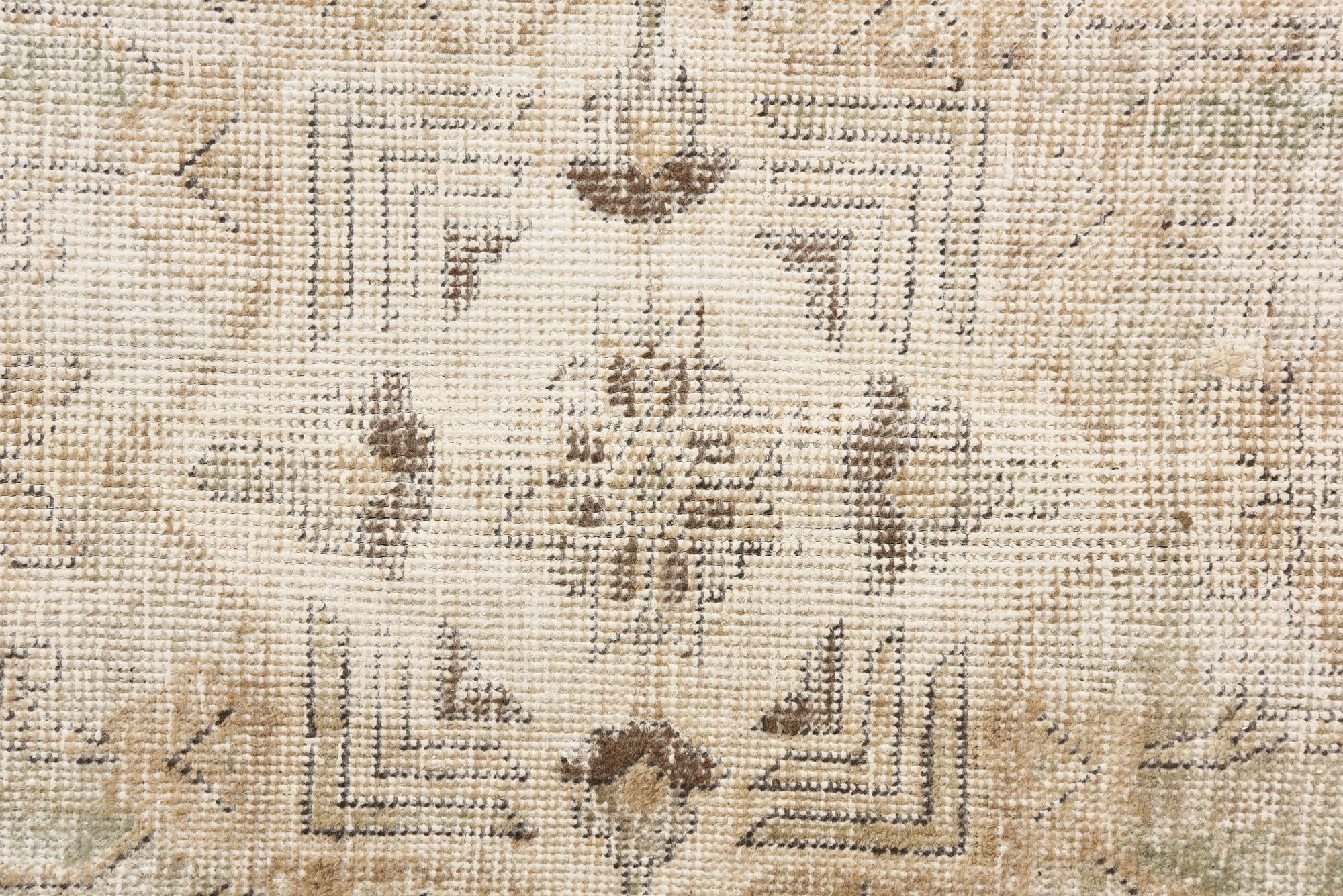 9' 7 x 12' 8 Hand Knotted Ultra Vintage Persian Wool Rug
