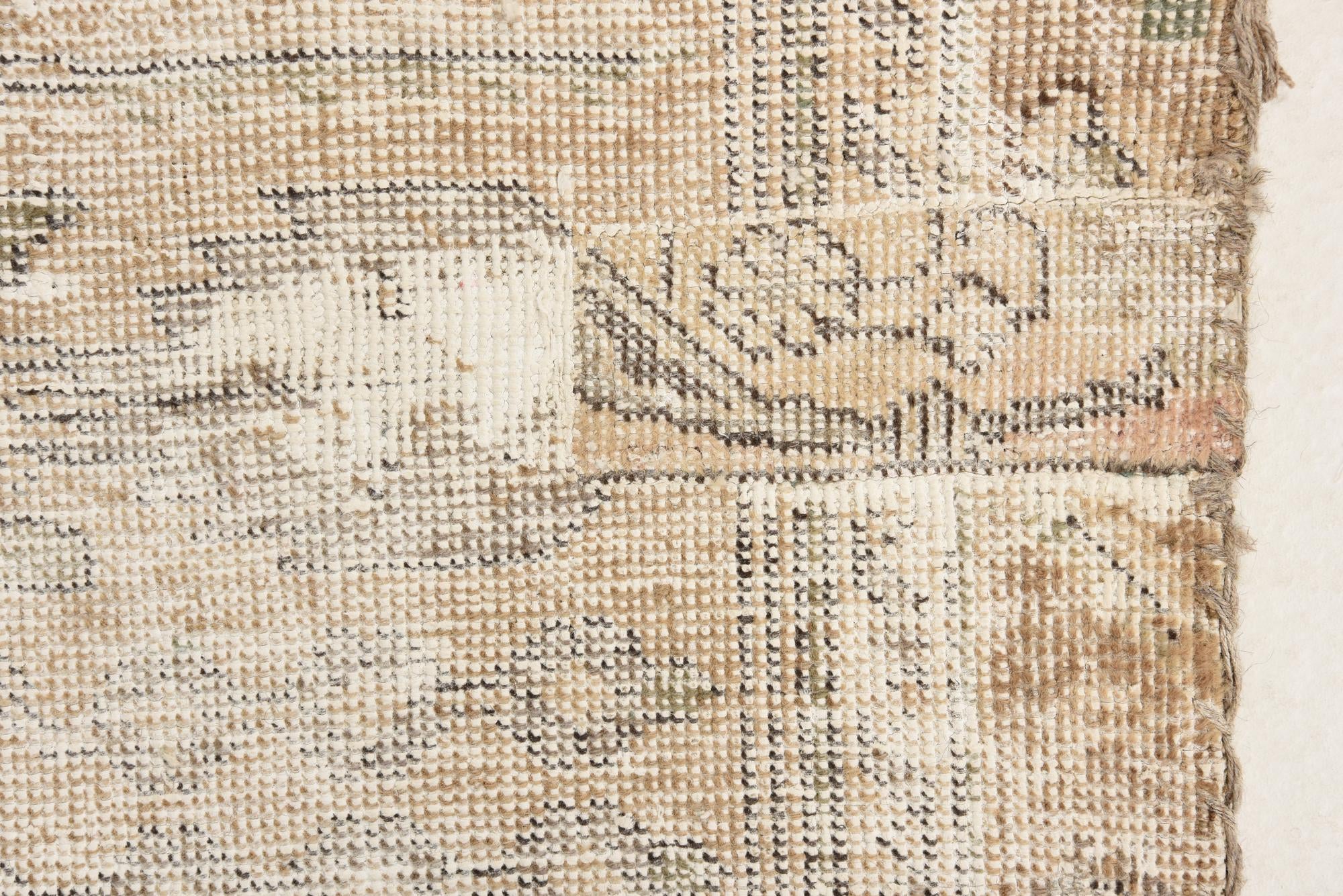 9' 7 x 12' 8 Hand Knotted Ultra Vintage Persian Wool Rug