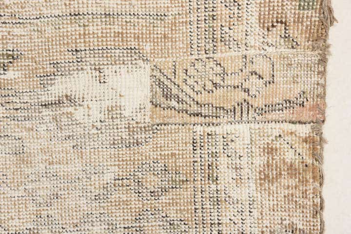 9' 7 x 12' 8 Hand Knotted Ultra Vintage Persian Wool Rug