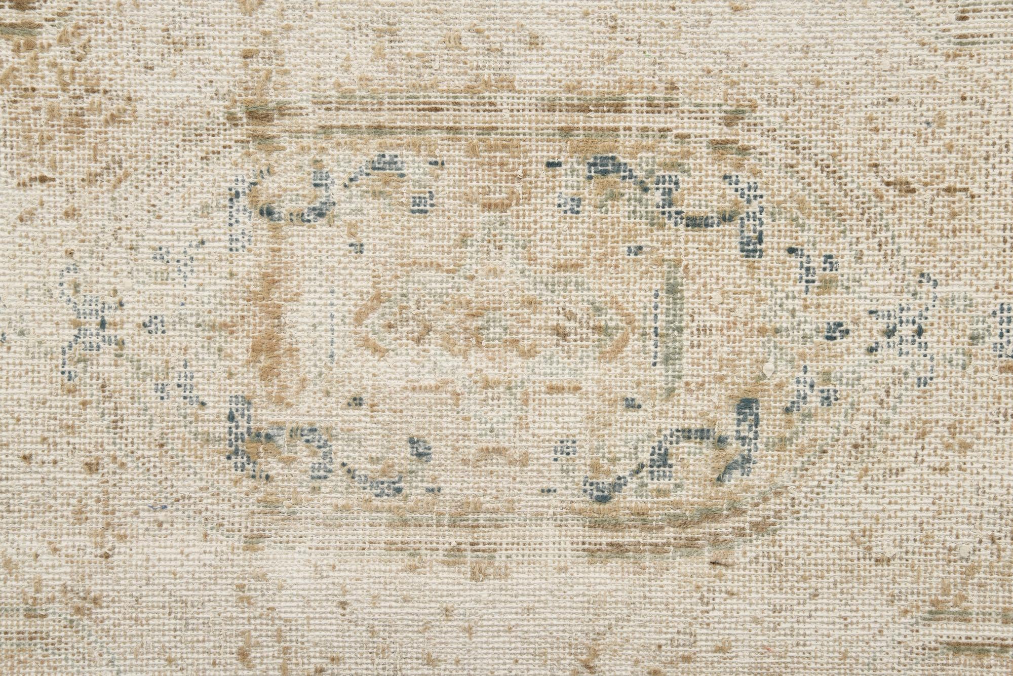 9' 4 x 12' 6 Hand Knotted Ultra Vintage Persian Wool Rug