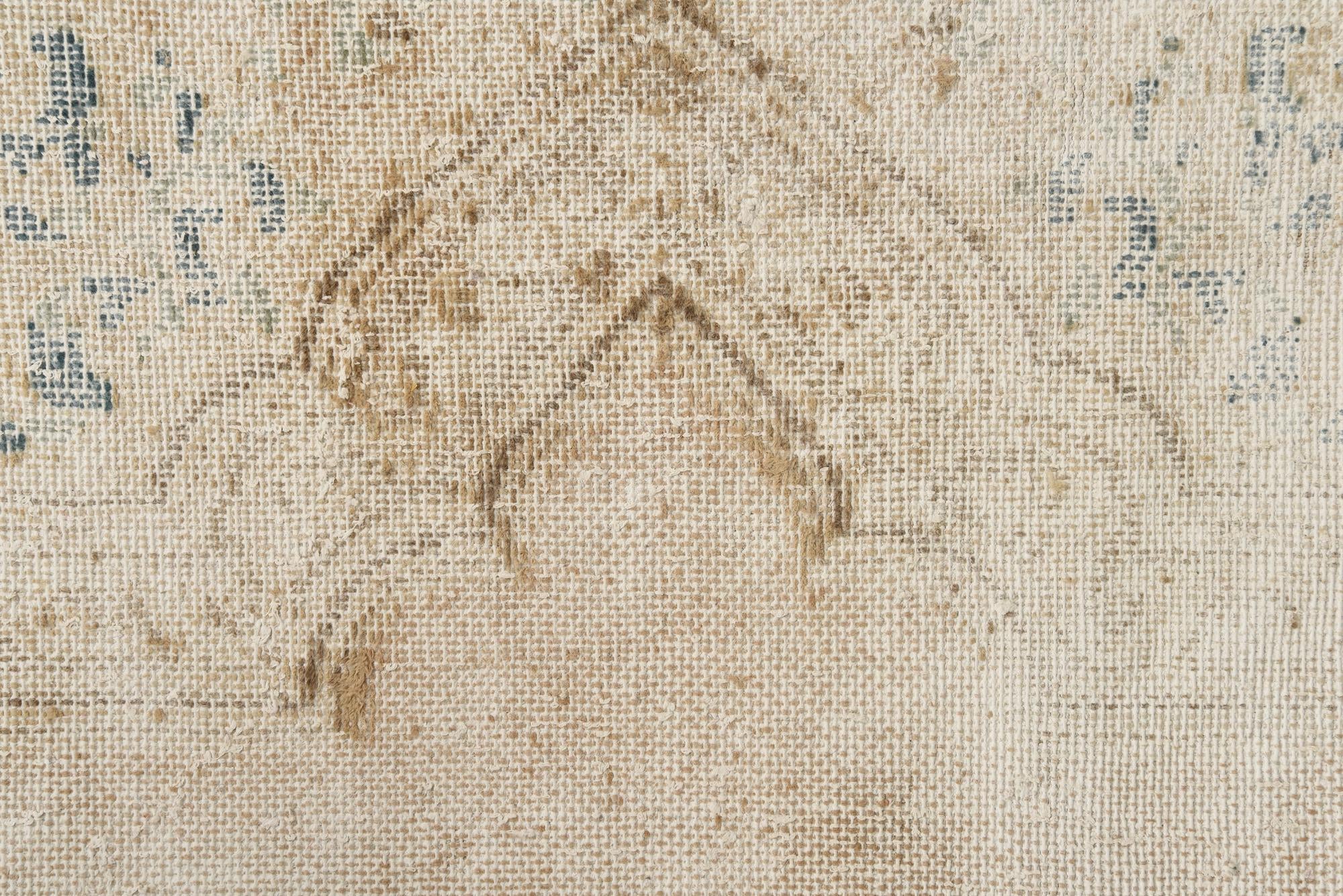 9' 4 x 12' 6 Hand Knotted Ultra Vintage Persian Wool Rug