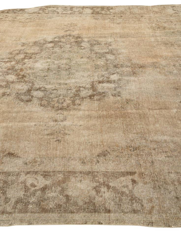 Detail image of 9' 4 x 11' 6  Hand Knotted Ultra Vintage Persian Wool Rug