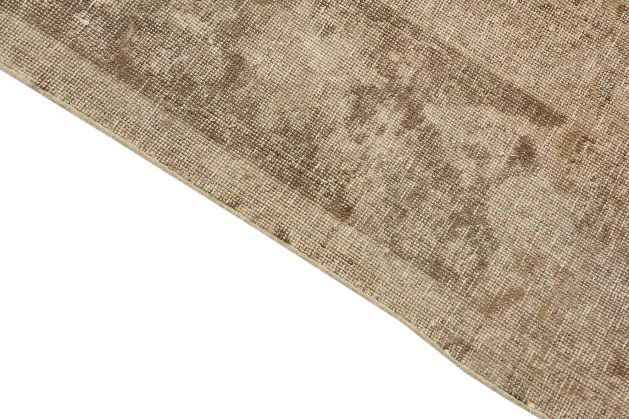 9' 4 x 11' 6 Hand Knotted Ultra Vintage Persian Wool Rug