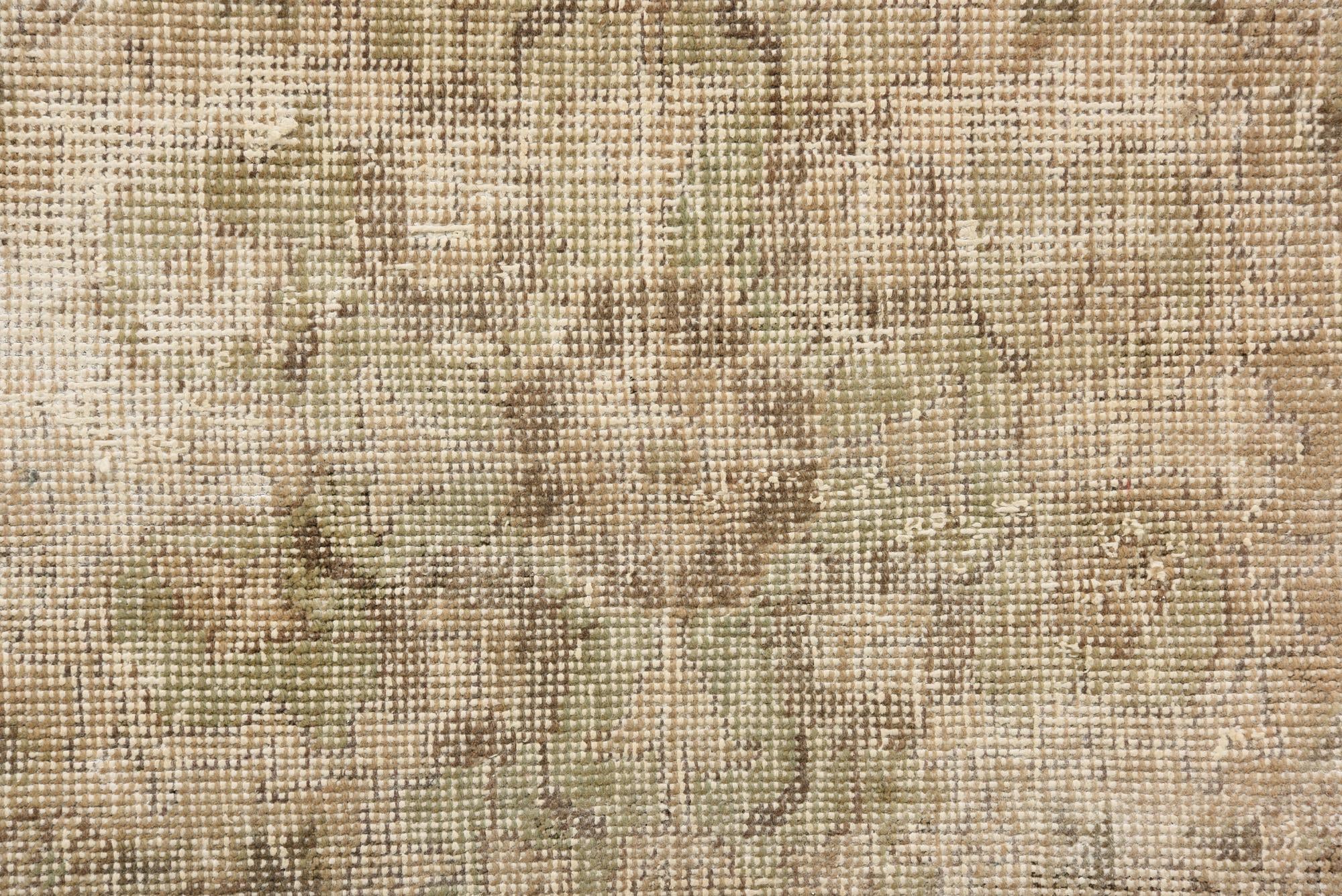 9' 4 x 11' 6 Hand Knotted Ultra Vintage Persian Wool Rug