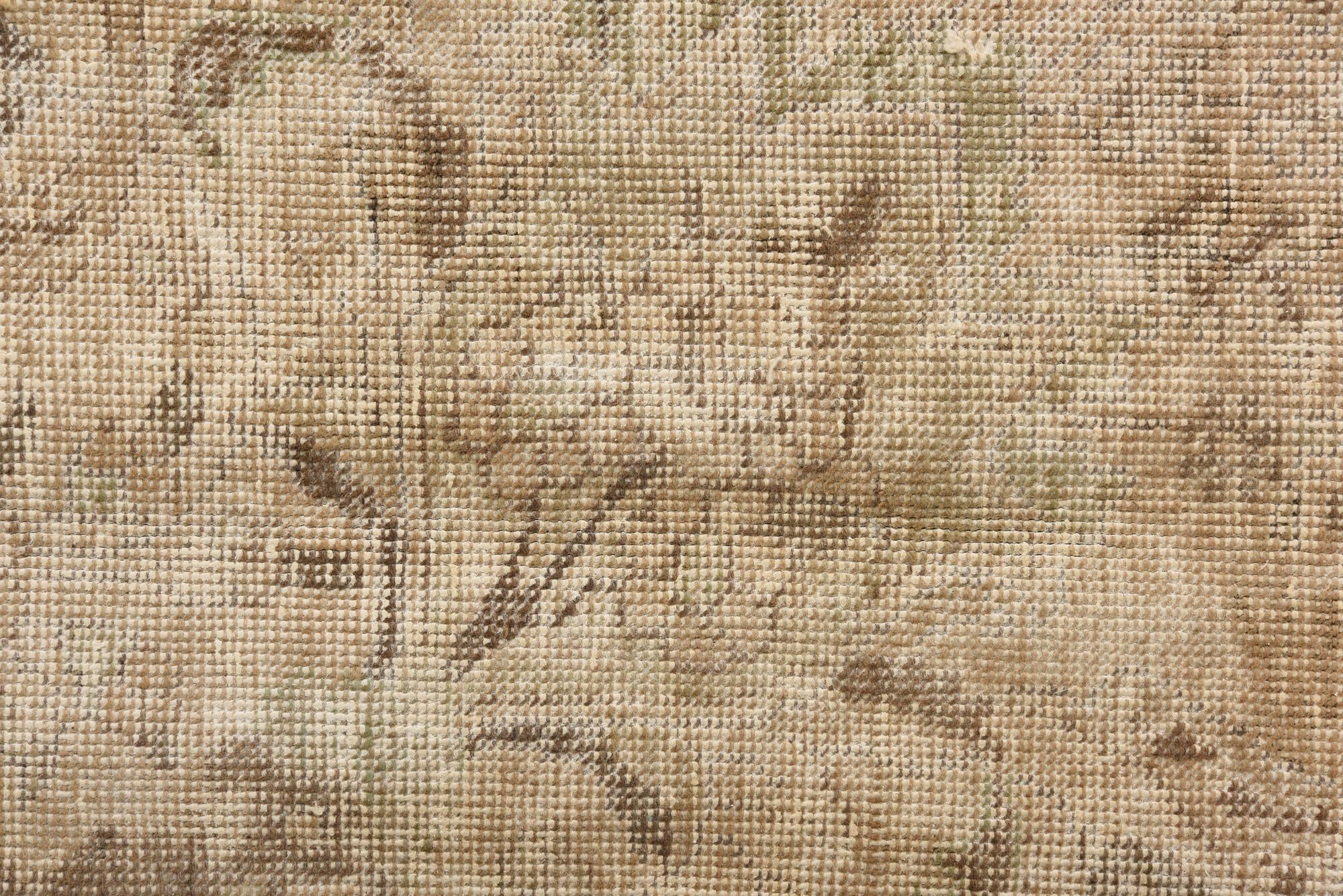 9' 4 x 11' 6 Hand Knotted Ultra Vintage Persian Wool Rug