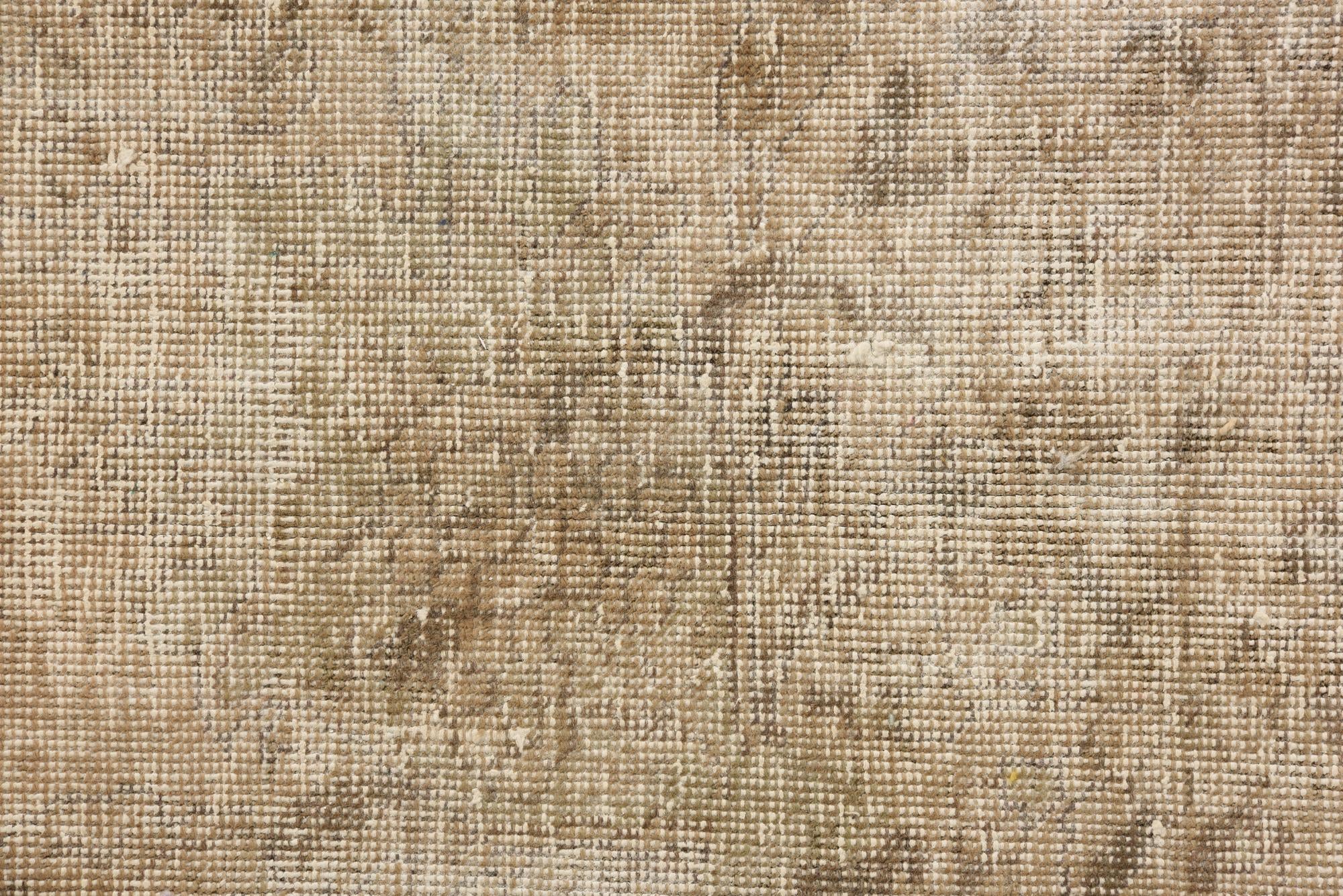 9' 4 x 11' 6 Hand Knotted Ultra Vintage Persian Wool Rug