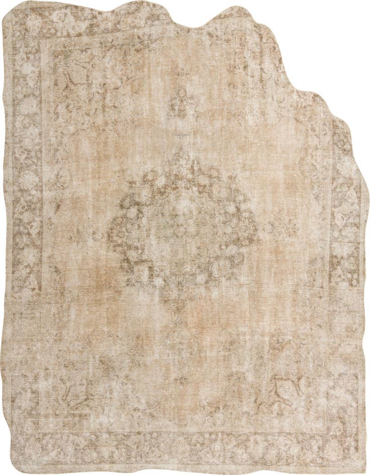 Detail image of 9' 4 x 11' 6 Hand Knotted Ultra Vintage Persian Wool Rug