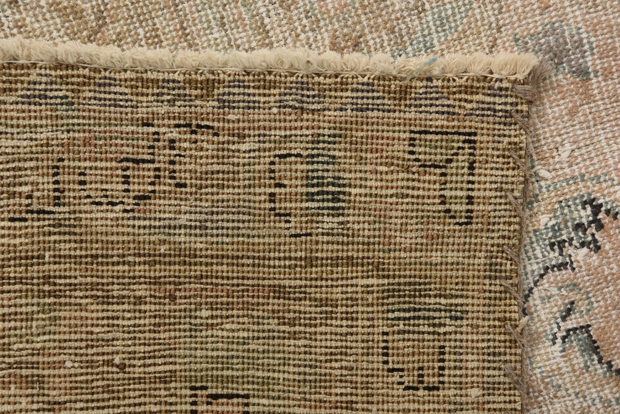 9' 3 x 12' 4 Hand Knotted Ultra Vintage Persian Wool Rug