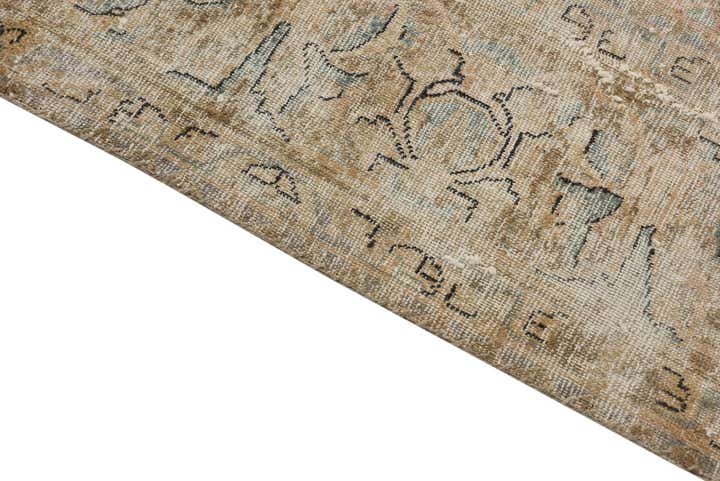 9' 3 x 12' 4 Hand Knotted Ultra Vintage Persian Wool Rug