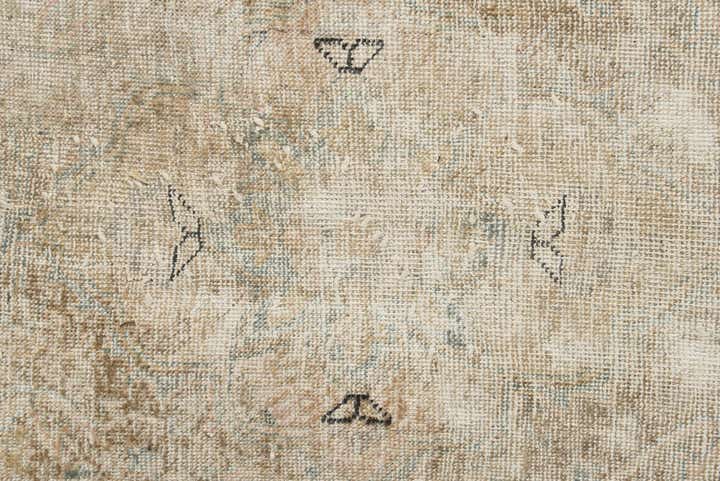 9' 3 x 12' 4 Hand Knotted Ultra Vintage Persian Wool Rug
