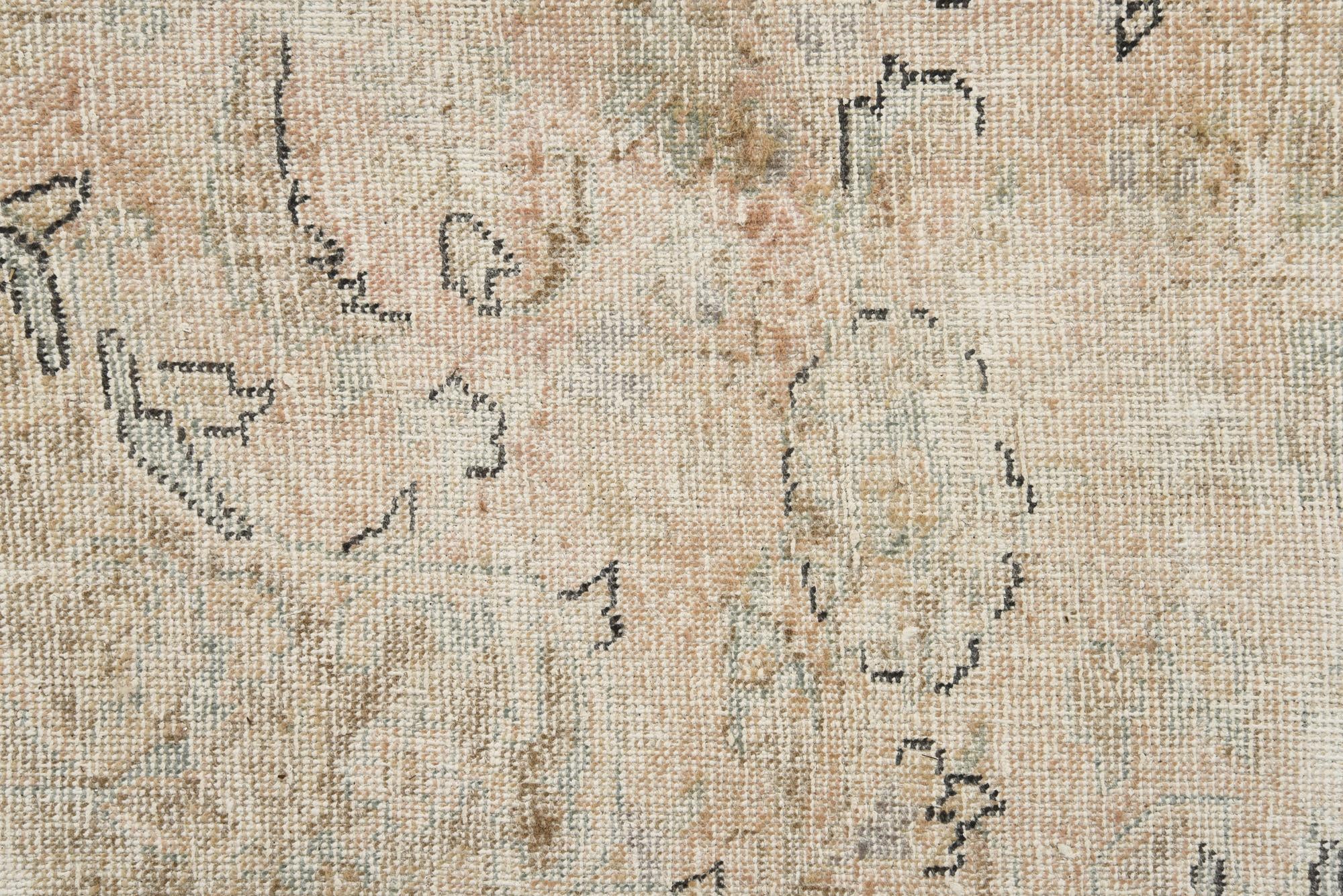 9' 3 x 12' 4 Hand Knotted Ultra Vintage Persian Wool Rug