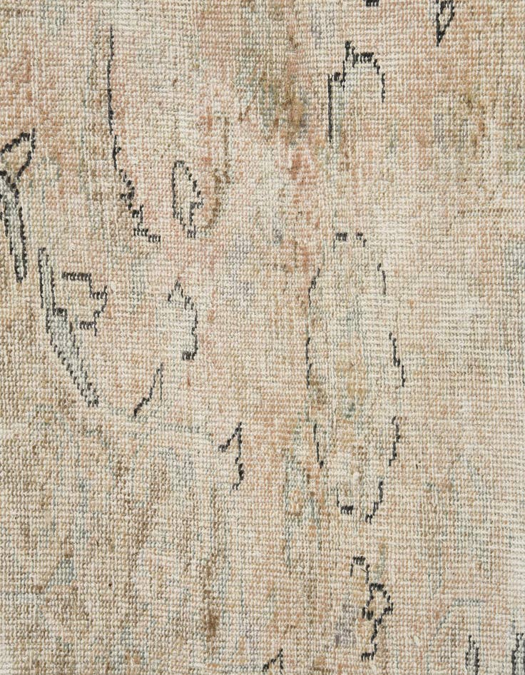 Detail image of 9' 3 x 12' 4  Hand Knotted Ultra Vintage Persian Wool Rug