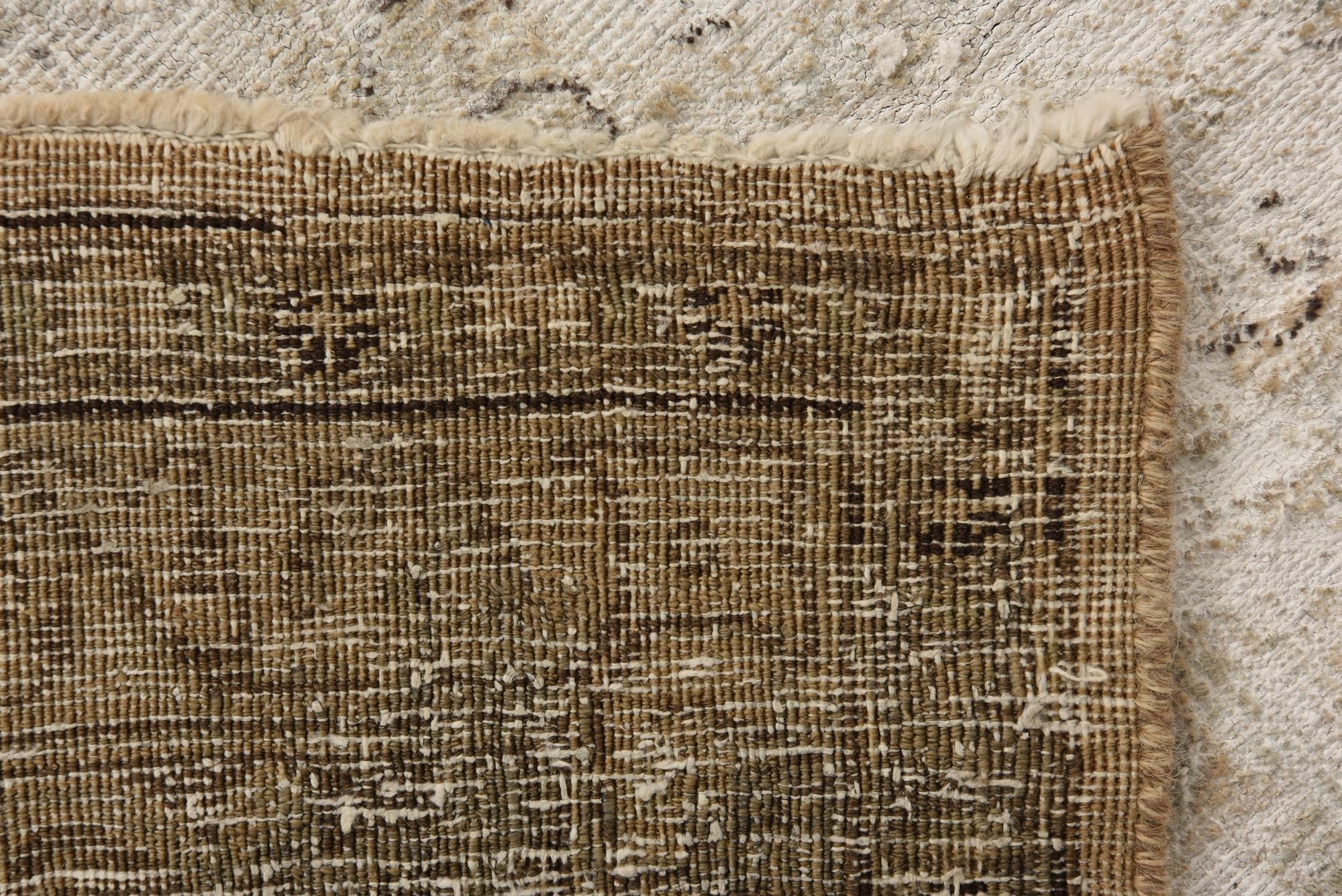 9' 4 x 12' 9 Hand Knotted Ultra Vintage Persian Wool Rug