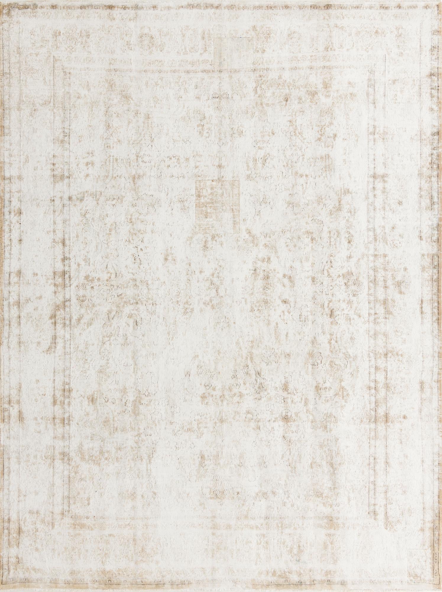9' 4 x 12' 9 Hand Knotted Ultra Vintage Persian Wool Rug