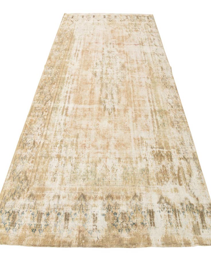 Detail image of 8' 5 x 12' 1  Hand Knotted Ultra Vintage Persian Wool Rug