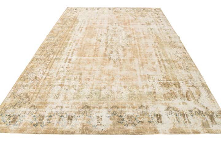 255cm x 370cm Handgeknüpft Ultra Vintage Persisch Wolle Teppich