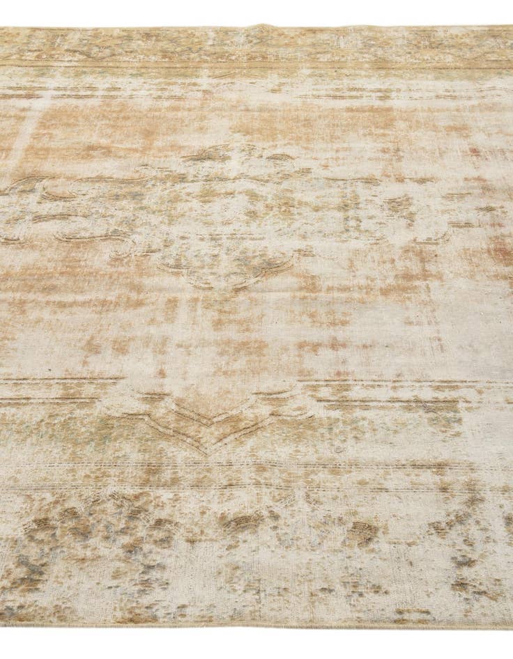 Detail image of 8' 5 x 12' 1  Hand Knotted Ultra Vintage Persian Wool Rug