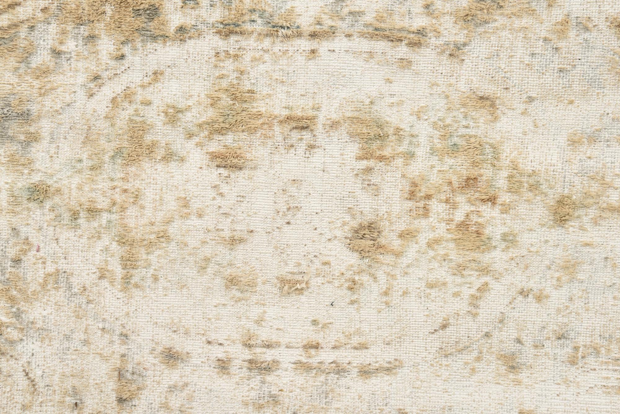 8' 5 x 12' 1 Hand Knotted Ultra Vintage Persian Wool Rug