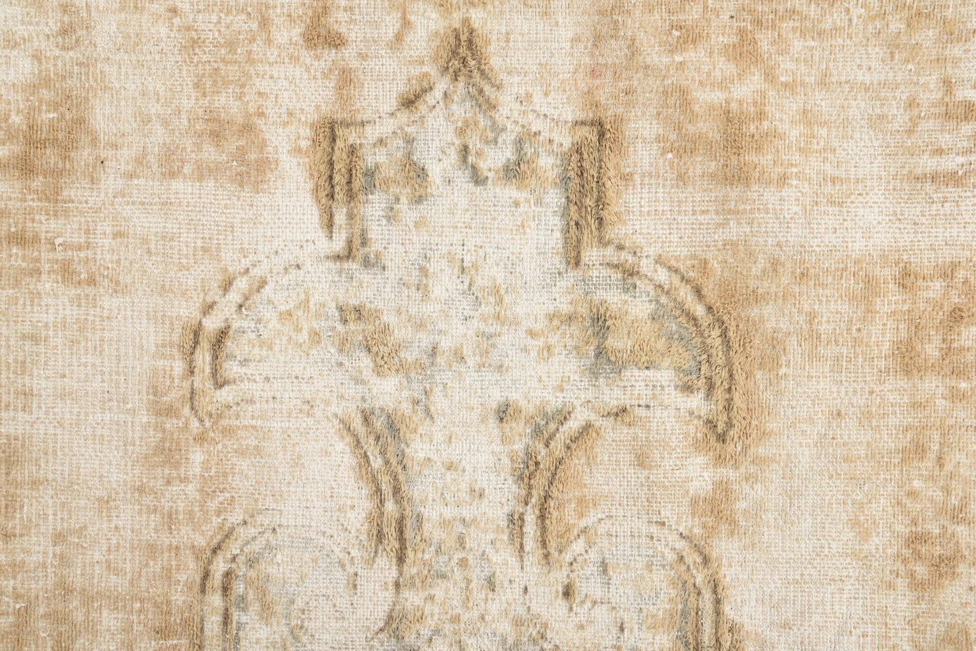 8' 5 x 12' 1 Hand Knotted Ultra Vintage Persian Wool Rug