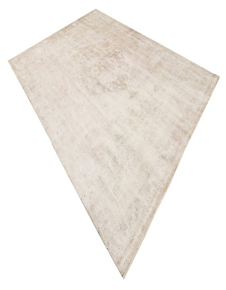 Detail image of 8' 10 x 12'  Hand Knotted Ultra Vintage Persian Wool Rug