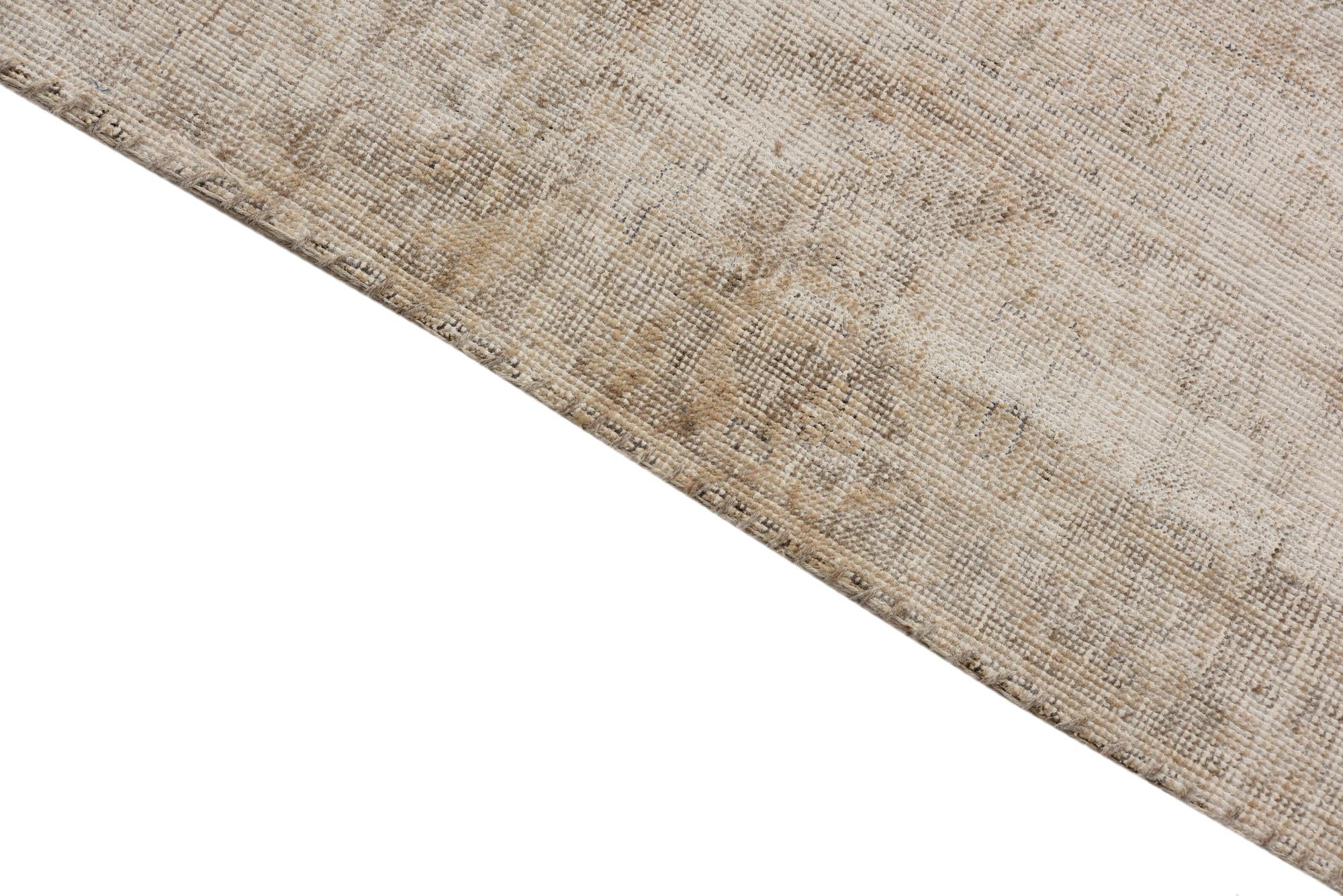 8' 10 x 12' Hand Knotted Ultra Vintage Persian Wool Rug